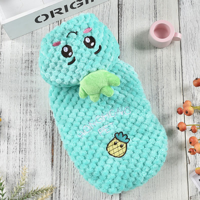 Πουπουλένιο με κουκούλα και κέντημα για σκύλους