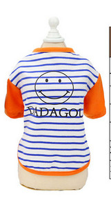 Triibuline aplikatsiooni ja pealdisega koerapluus