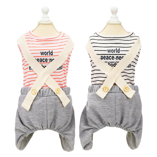 Salopeta pentru caini in doua culori