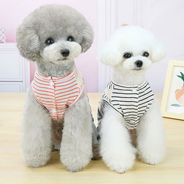 Salopeta pentru caini in doua culori