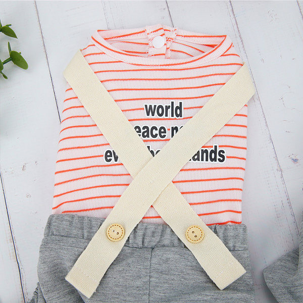 Salopeta pentru caini in doua culori