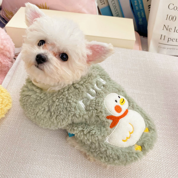 Puhana bluza s vezom za pse