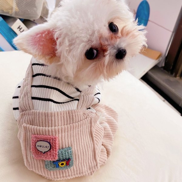 Salopeta cu buzunar pentru un caine