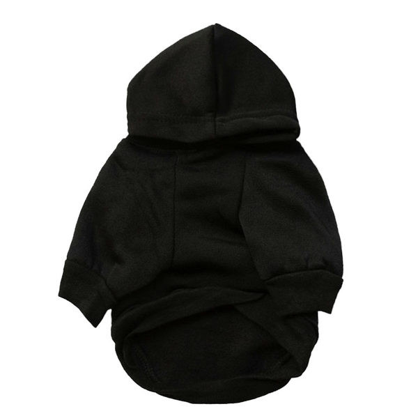 Îmbrăcăminte cu glugă și aplicație pentru un câine