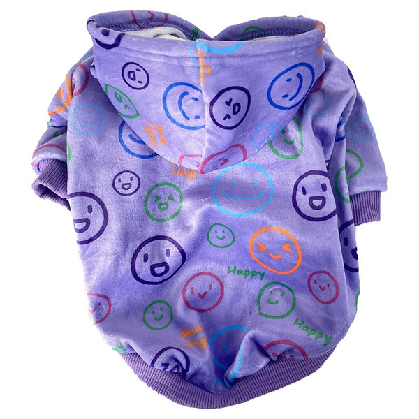 Bluza cu gluga si cravate pentru caini