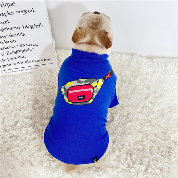 Prindiga pluus koertele - kollane ja sinine