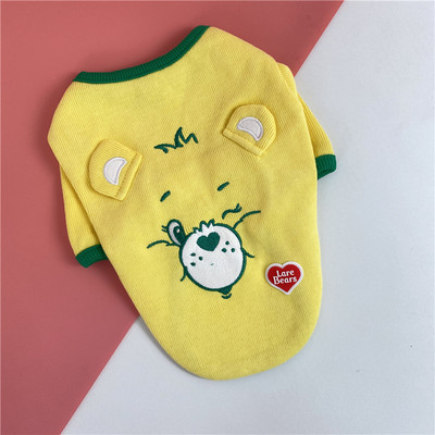 Bluză casual pentru câini cu broderie