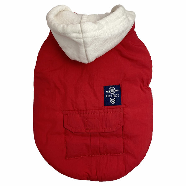 Kapuutsiga ja taskuga riided - koerale