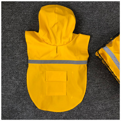 Taskuga vihmamantel koertele