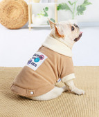 Moodne pehme voodriga jope koertele