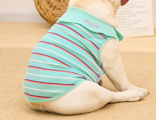 Triibuline kaelarihmaga pluus koertele