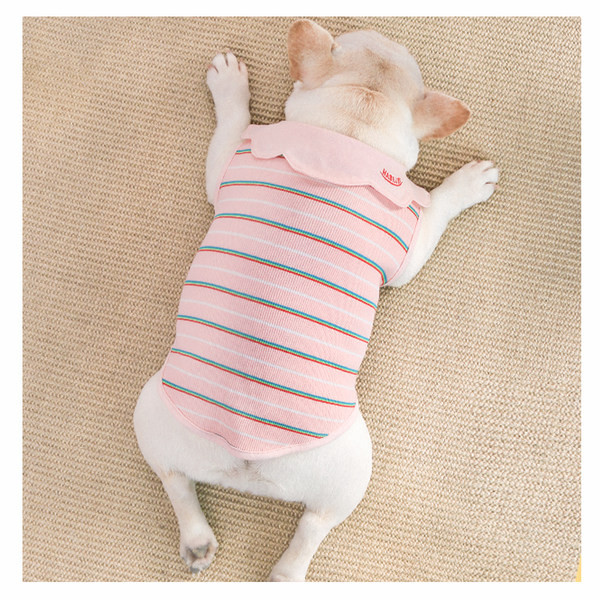 Triibuline kaelarihmaga pluus koertele