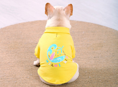 Cămașă modernă pentru câine cu aplicație