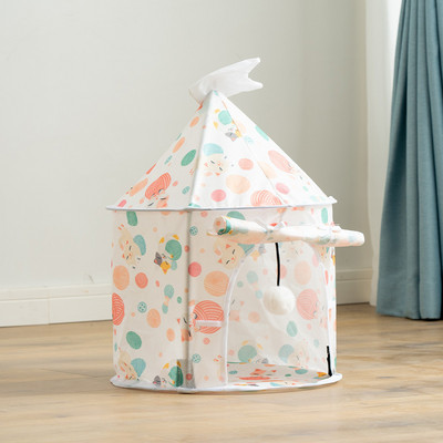 Įvairių modelių namelio formos tunelis katėms