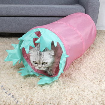 Тунел за котки с 3D елементи