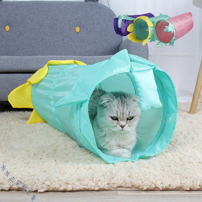 Tunnel for cats with 3D elements