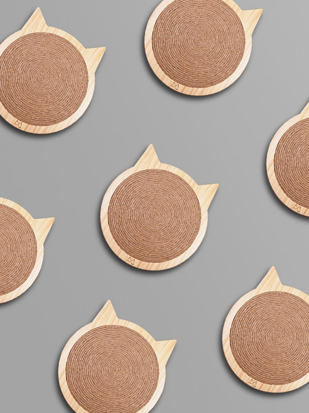 Zgarietoare pentru pisici din lemn si sisal