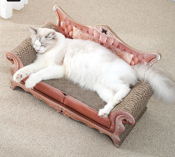 Ξύστρα  και κρεβάτι γάτας - 2 σε 1