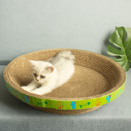 Scarlet pisici din hartie ondulata - mai multe modele