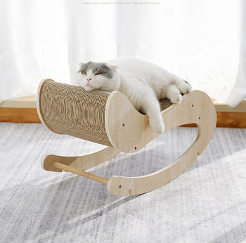 Ξύστρα γάτας από κυματοειδές χαρτί κατάλληλο για ύπνο