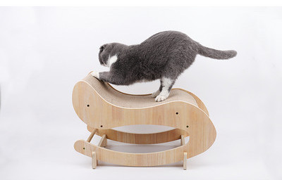 Scarlet pentru pisici din hartie ondulata potrivita pentru dormit