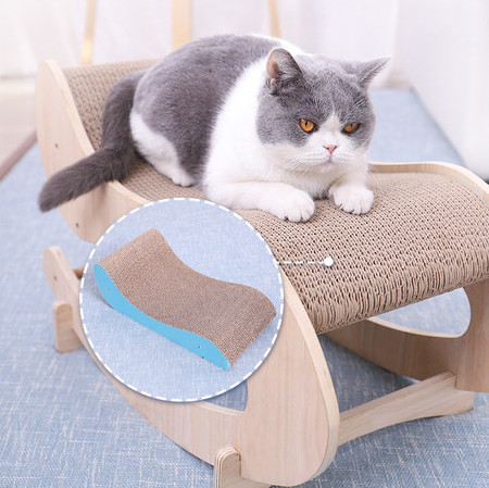 Scarlet pentru pisici din hartie ondulata potrivita pentru dormit