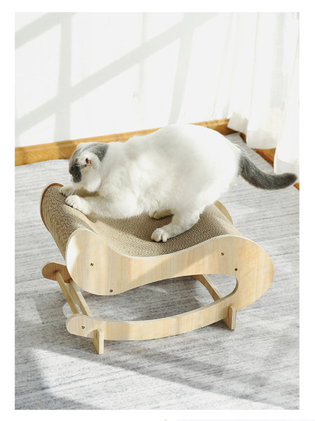 Scarlet pentru pisici din hartie ondulata potrivita pentru dormit