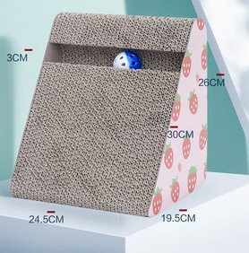 Ξυστό για γάτες - από κυματοειδές χαρτί