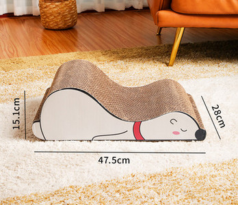 Zgârietură pentru pisici în formă de animale din hârtie ondulată