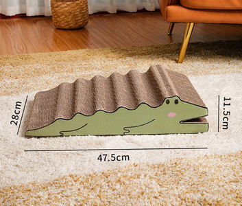 Zgârietură pentru pisici în formă de animale din hârtie ondulată