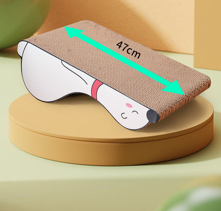 Zgârietură pentru pisici în formă de animale din hârtie ondulată