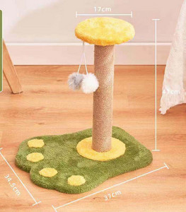 Ξύστρα γάτας από ξύλο και σιζάλ