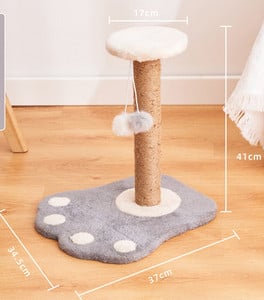 Ξύστρα γάτας από ξύλο και σιζάλ