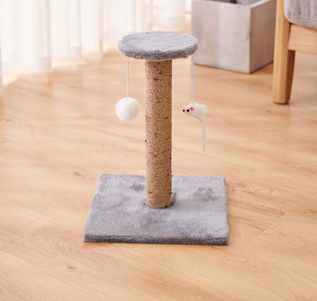 Ξύστρα γάτας από ξύλο και σιζάλ