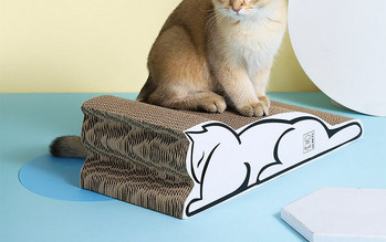 Ξύστρα από κυματοειδές χαρτί για γάτες