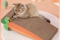 Scarlet pentru pisici cu hartie ondulata - mai multe modele