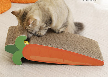 Ξύστρα γάτας με κυματοειδές χαρτί - πολλά μοντέλα