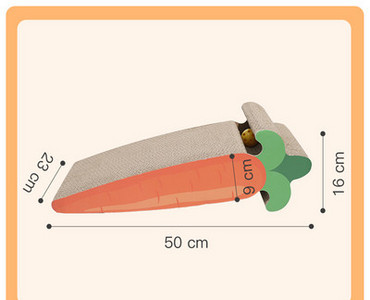 Scarlet pentru pisici cu hartie ondulata - mai multe modele