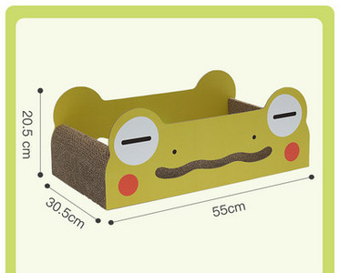 Scarlet pentru pisici cu hartie ondulata - mai multe modele