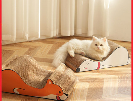 Κυματοειδές χαρτί ξύστρα γάτας