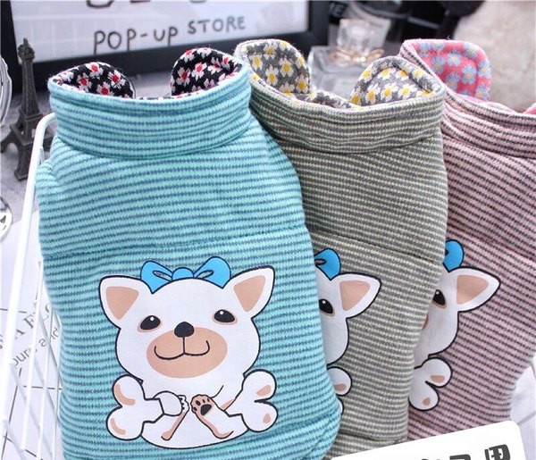 Vesta cu doua fete pentru caini