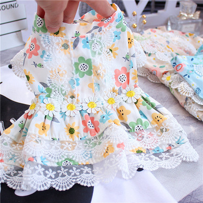 Lillemustri ja pitsiga kleit koertele