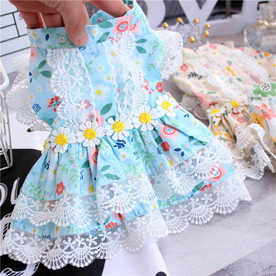 Lillemustri ja pitsiga kleit koertele