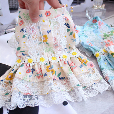 Lillemustri ja pitsiga kleit koertele