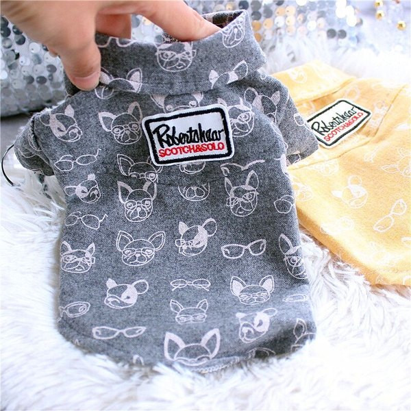 Cămașă cu emblemă pentru câini