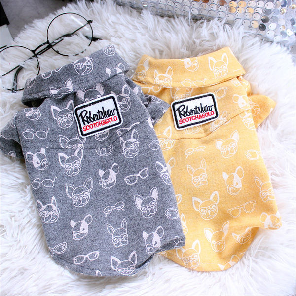 Cămașă cu emblemă pentru câini