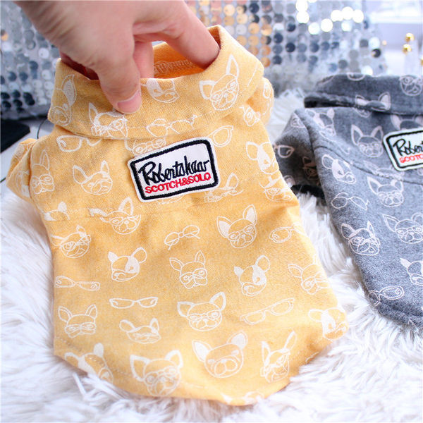 Cămașă cu emblemă pentru câini