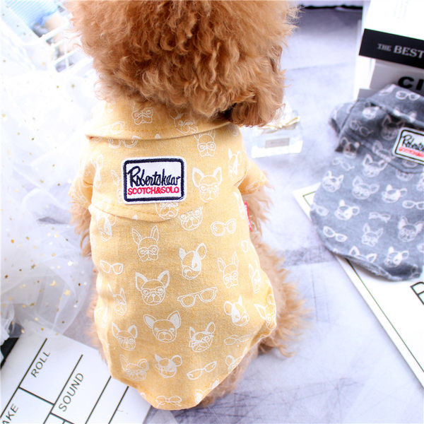 Cămașă cu emblemă pentru câini