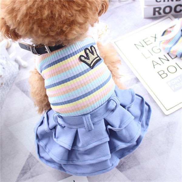 Rochie cu bucle pentru caini