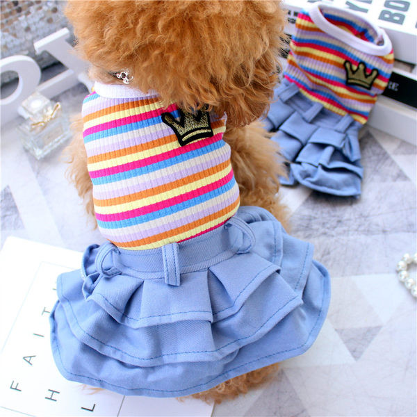 Rochie cu bucle pentru caini